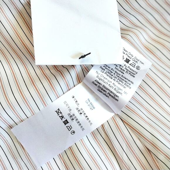 DKNY Blazer Oversized Sz 16 Soft Peach GOLD Buttons Long Jacket Avante Garde NEW - Picture 8 of 14